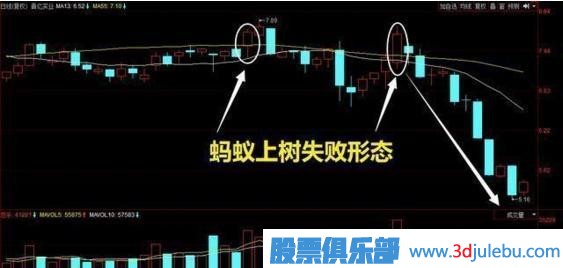 炒股出現的“螞蟻上樹(shù)”形態(tài)，記住趕緊跟上